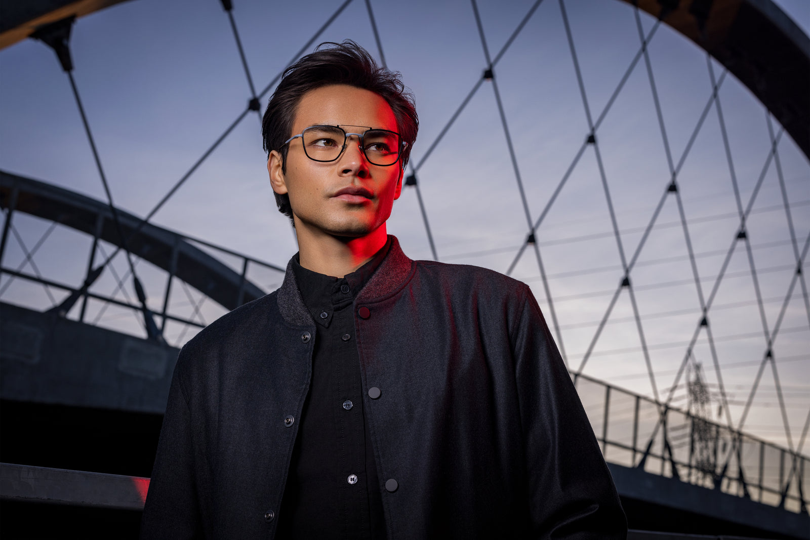 増永眼鏡 MASUNAGA since 1905 CONCORDE3 col-15 BL/GRY CONCORDE III \u2013 MASUNAGA1905